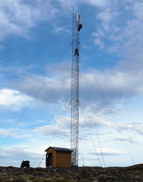 Løvenskiold og mobilmasten nå i Budstikka